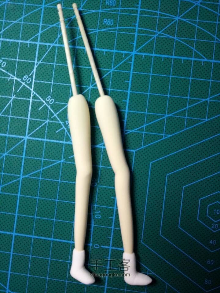 双马尾可爱女孩粘土教程 第15步