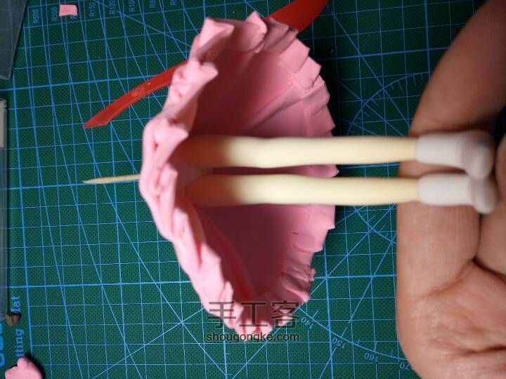 双马尾可爱女孩粘土教程 第27步