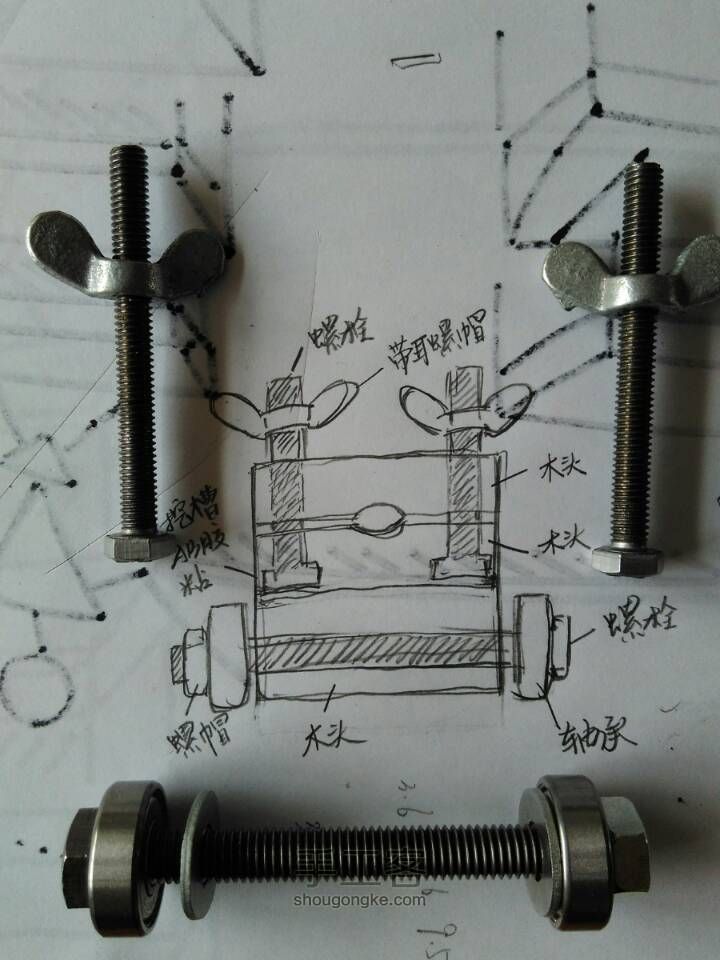 定角磨刀器 第2步