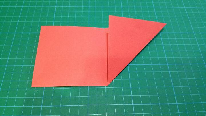 五角星折纸 第4步