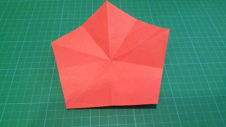 五角星折纸 第18步