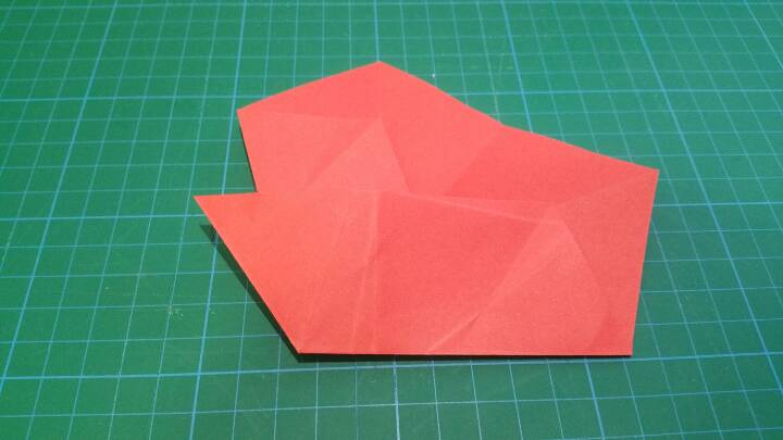 五角星折纸 第21步