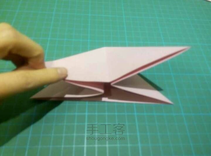 圣诞折纸之折纸贺卡 第3步