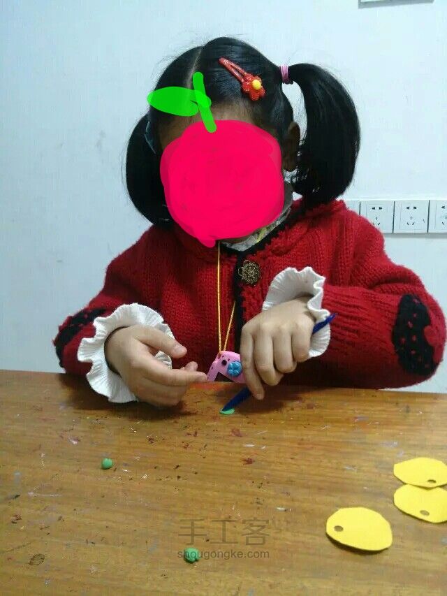 Diy大吉大利新年贺卡 第3步