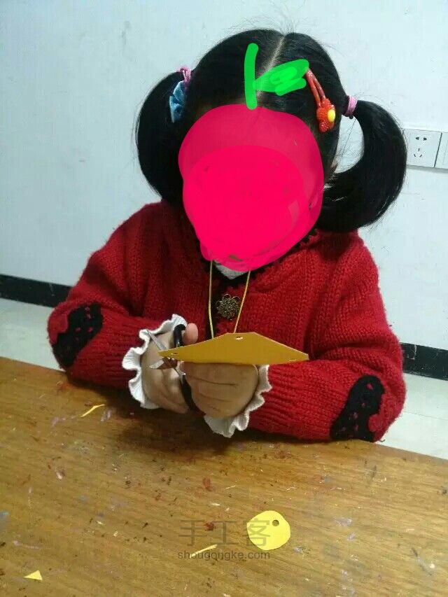 Diy大吉大利新年贺卡 第1步