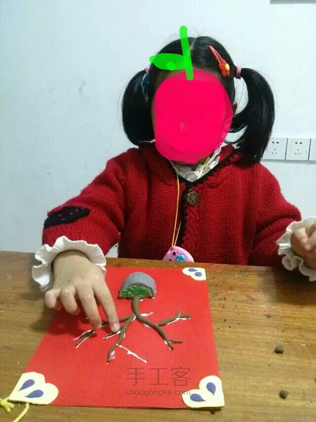 Diy大吉大利新年贺卡 第8步