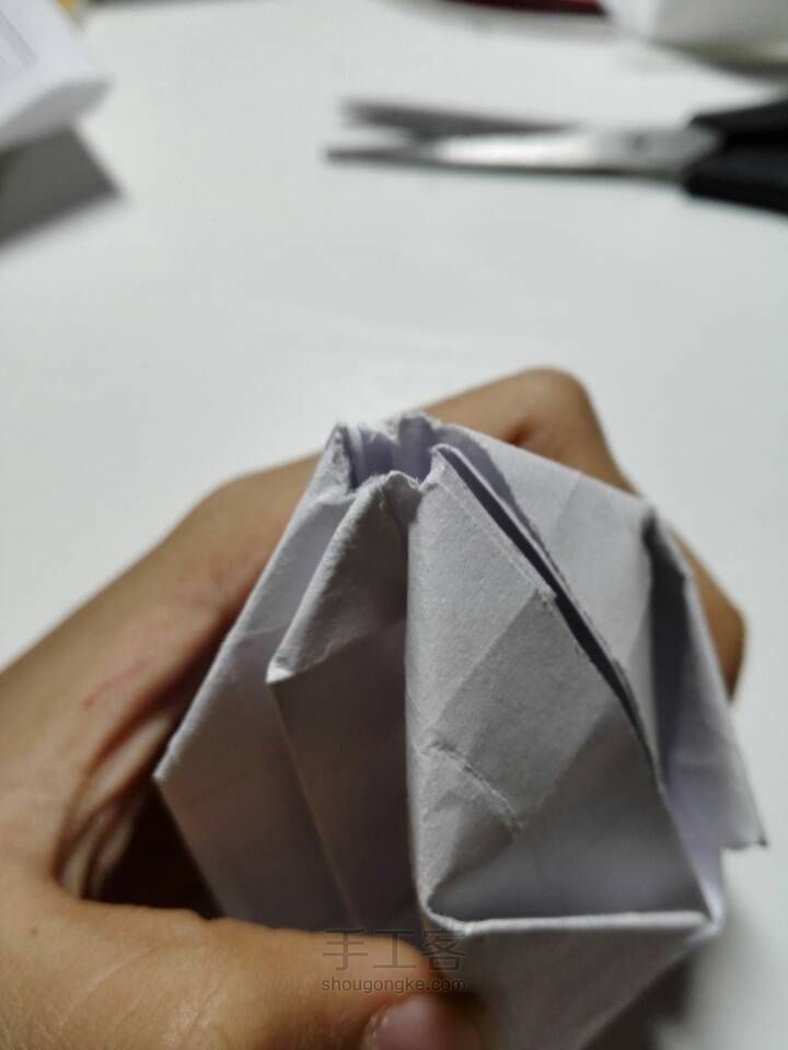折纸花球 第28步
