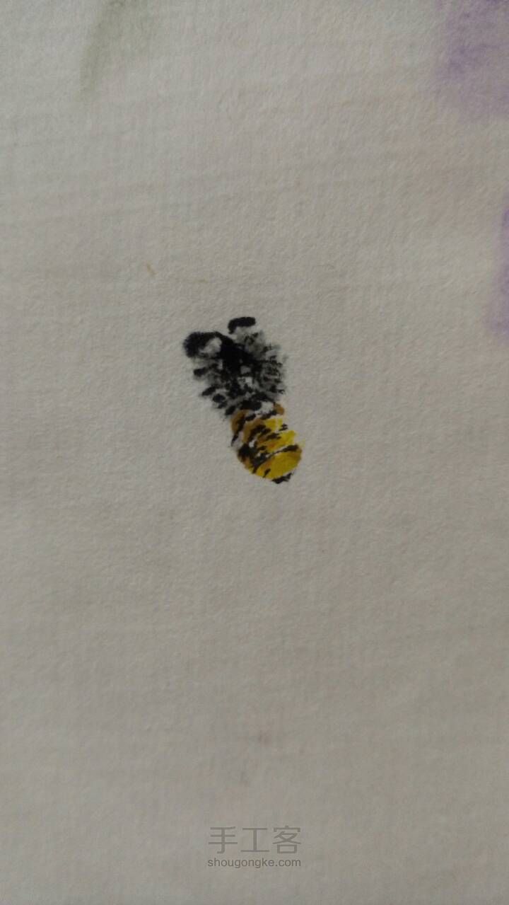 中国画蜜蜂的一种画法 第5步