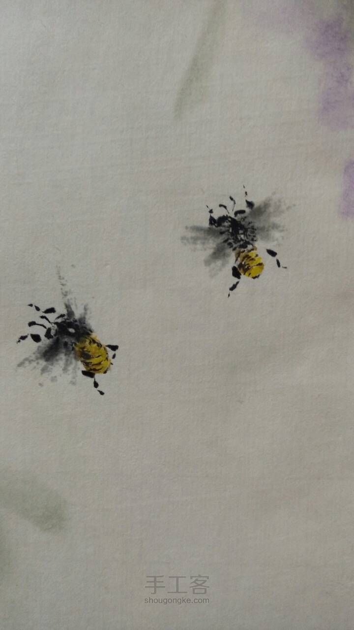 中国画蜜蜂的一种画法 第8步