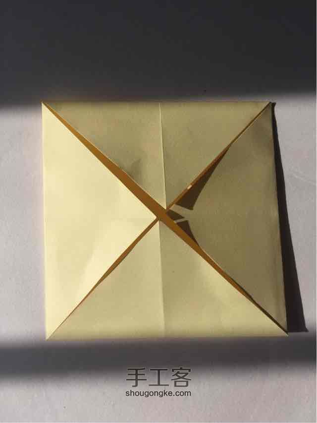 纸陀螺折法 第3步