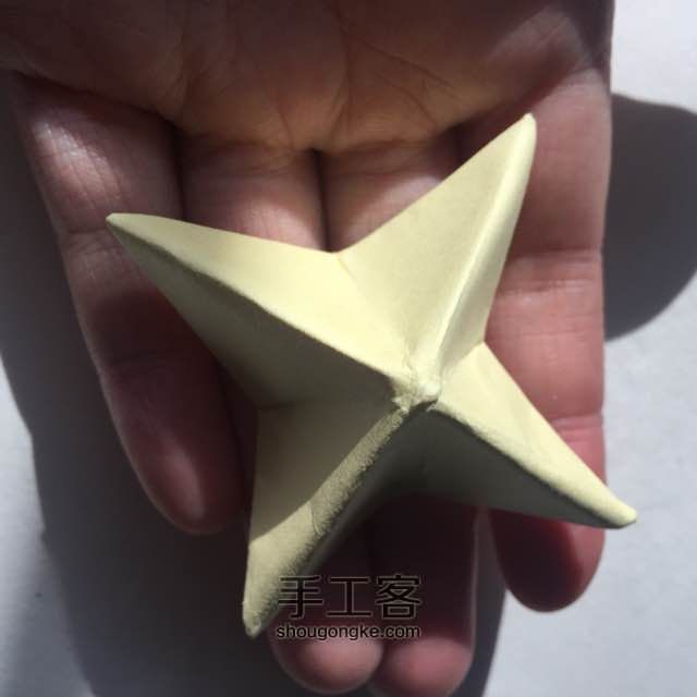 纸陀螺折法 第8步