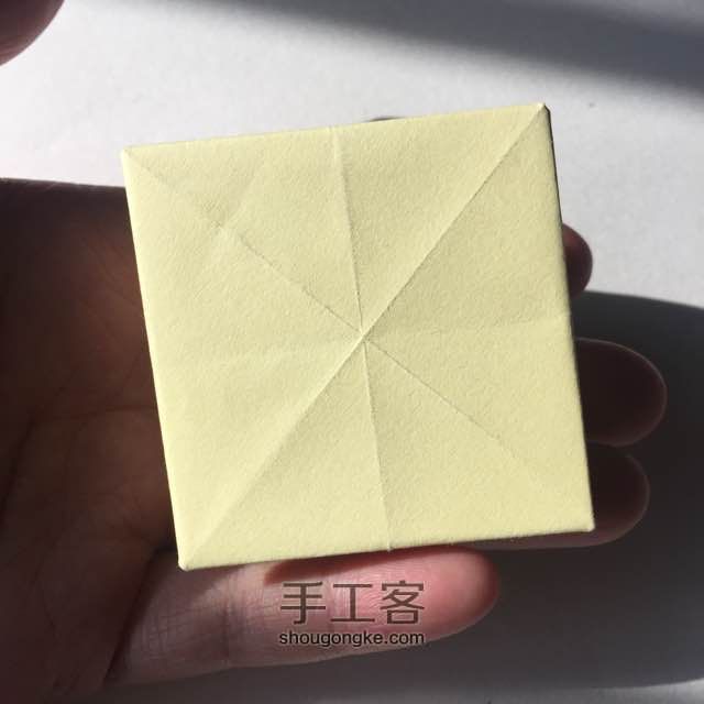 纸陀螺折法 第6步