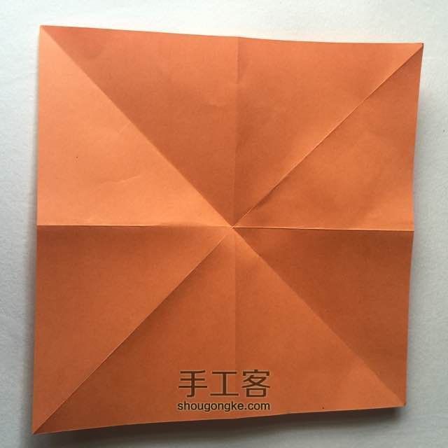 纸陀螺折法 第10步