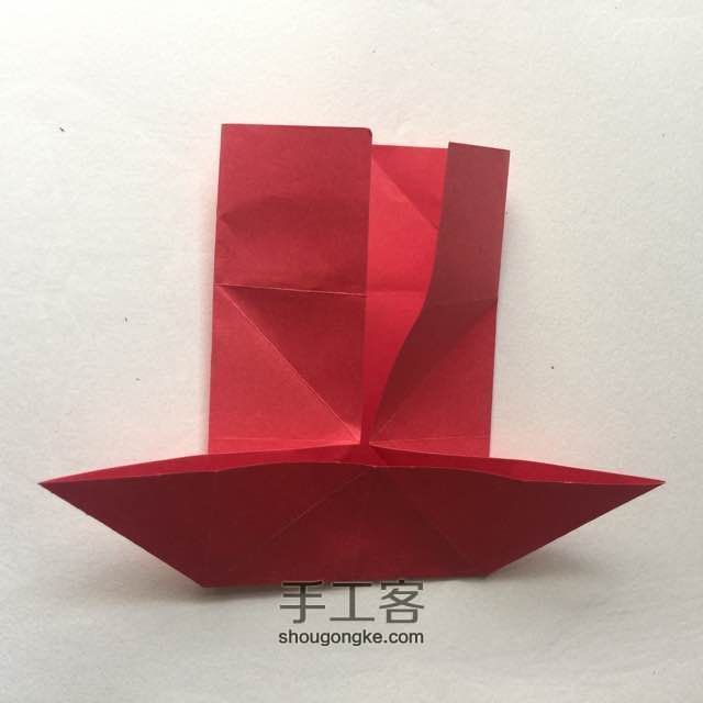 纸陀螺折法 第22步