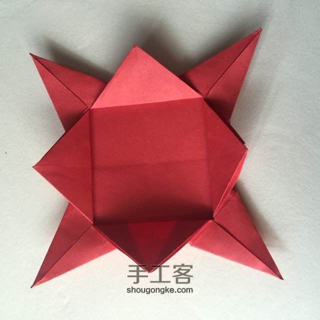 纸陀螺折法 第29步