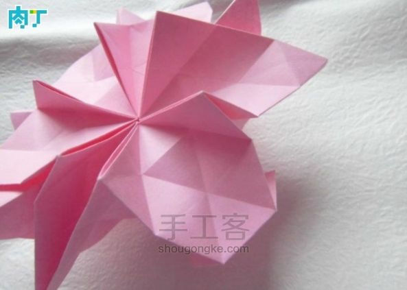 纸花朵装饰折纸草帽【转载】 第8步