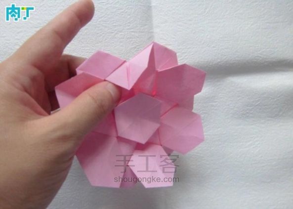 纸花朵装饰折纸草帽【转载】 第12步
