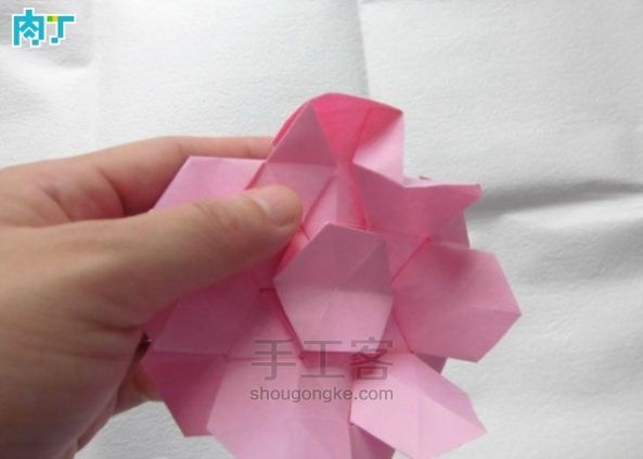 纸花朵装饰折纸草帽【转载】 第13步