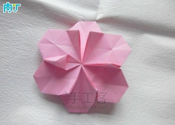 纸花朵装饰折纸草帽【转载】 第18步