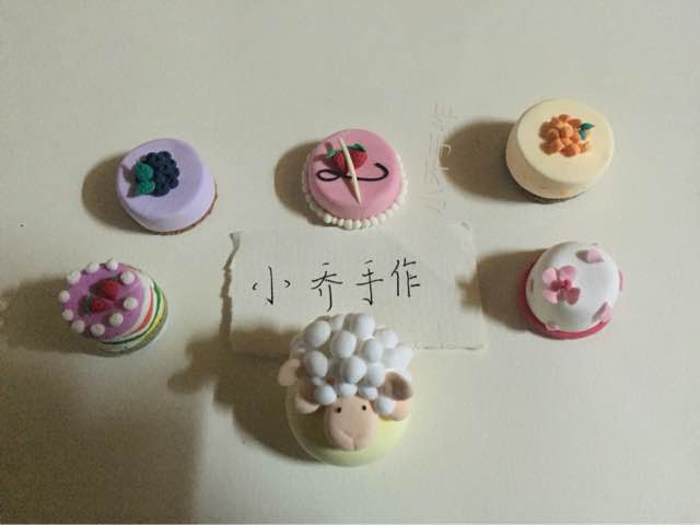 蛋糕粘土之蓝莓慕斯做法 第9步