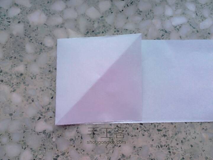 玫瑰信封（一纸成型）📨 第6步