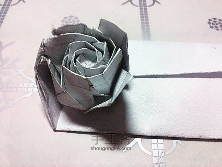 玫瑰信封（一纸成型）📨 第35步