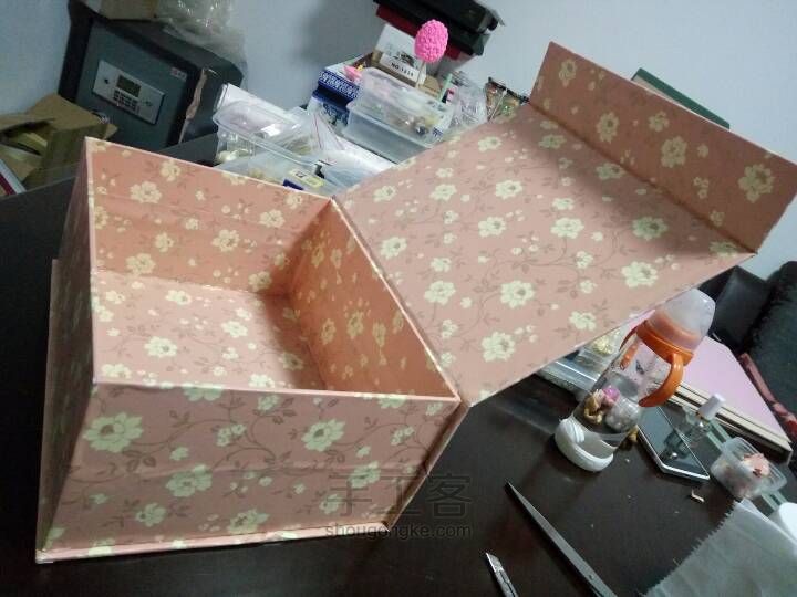 纸壳做漂亮包装盒 第14步