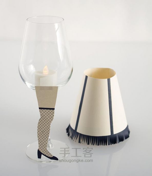 DIY葡萄酒杯腿灯【转译】 第5步