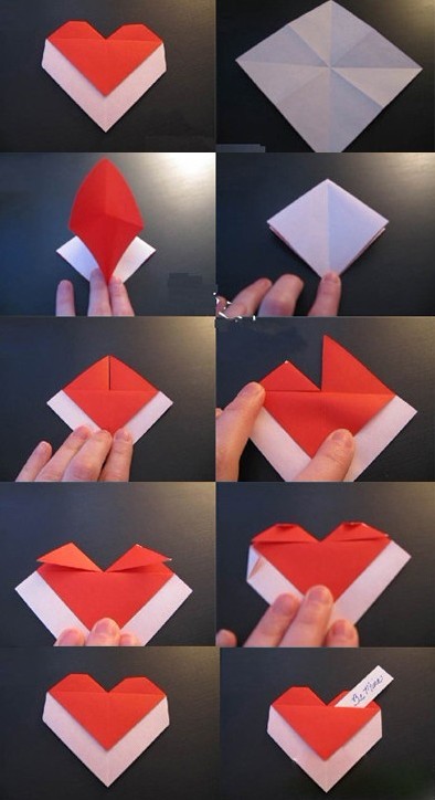 各种折纸表白 第7步