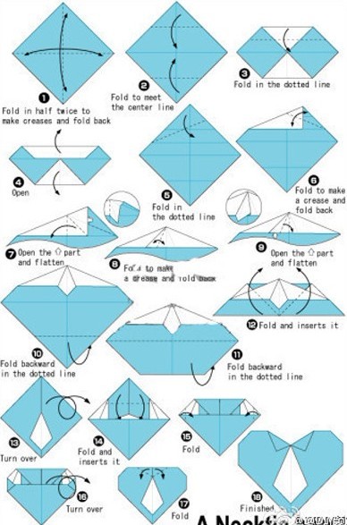 各种折纸表白 第5步