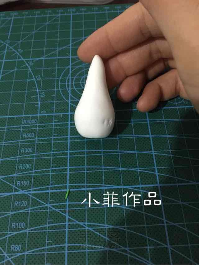 小菲粘土花——亭亭玉立出水中，荷花 第2步