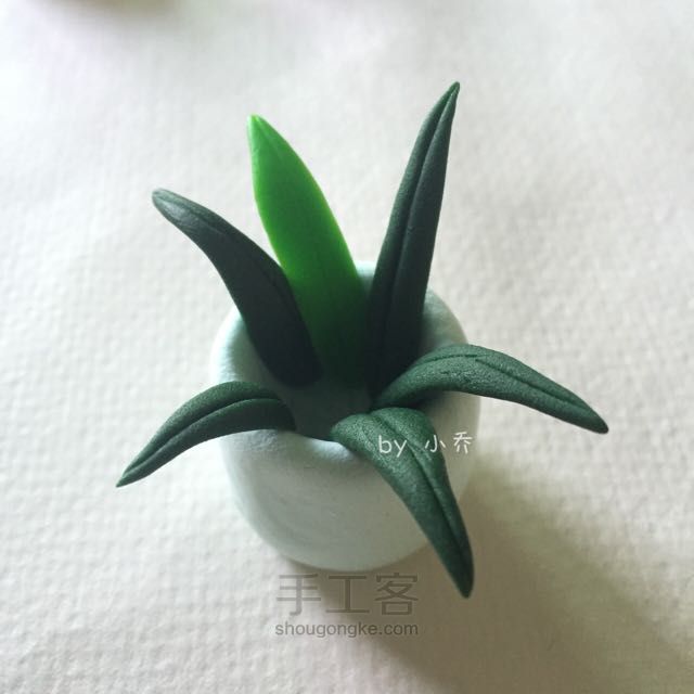 花花世界，粘土花做法 第3步