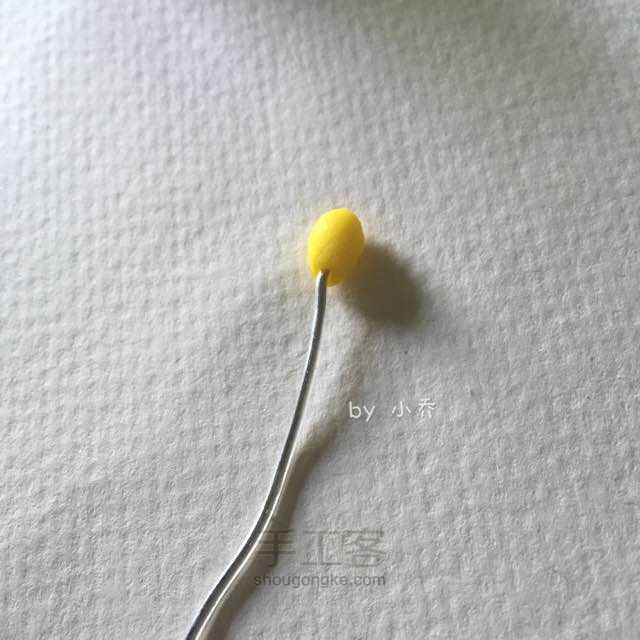 花花世界，粘土花做法 第4步