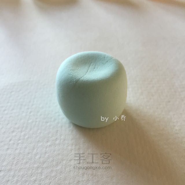花花世界，粘土花做法 第2步