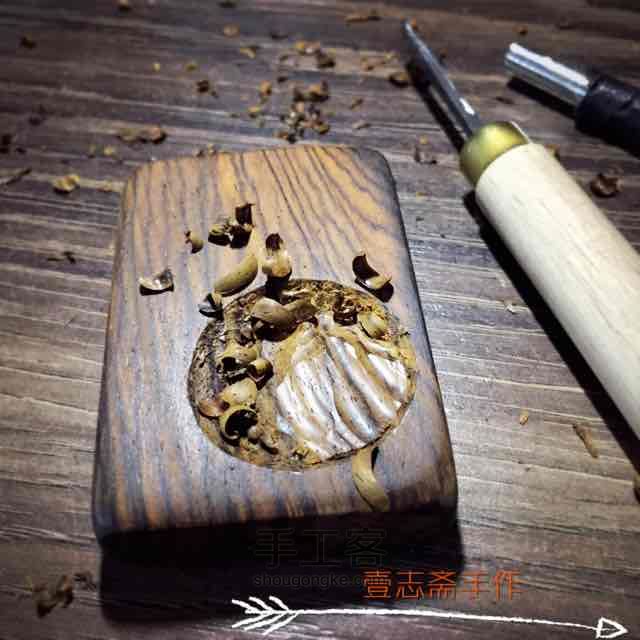 《时间都去哪了》蒸汽朋克风把玩件无事牌木牌 第9步