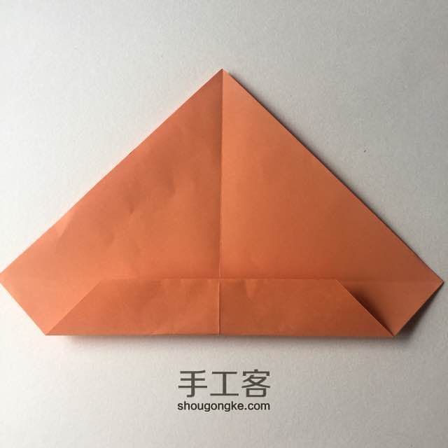 （信封系列七）千纸鹤信封折法 第4步