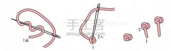 【刺绣项坠--小树桩】1 第6步