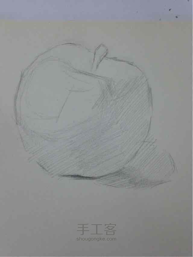 苹果🍎手绘练习 第1步
