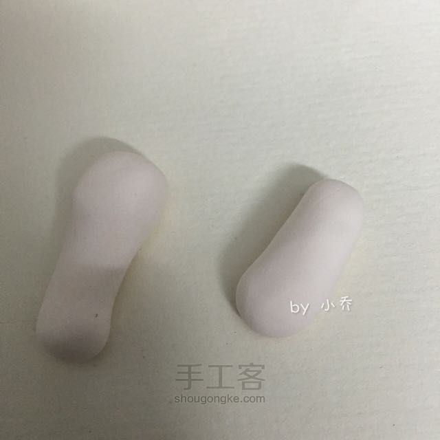招财猫粘土教程 第5步