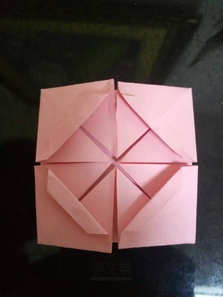 折纸花篮 第14步