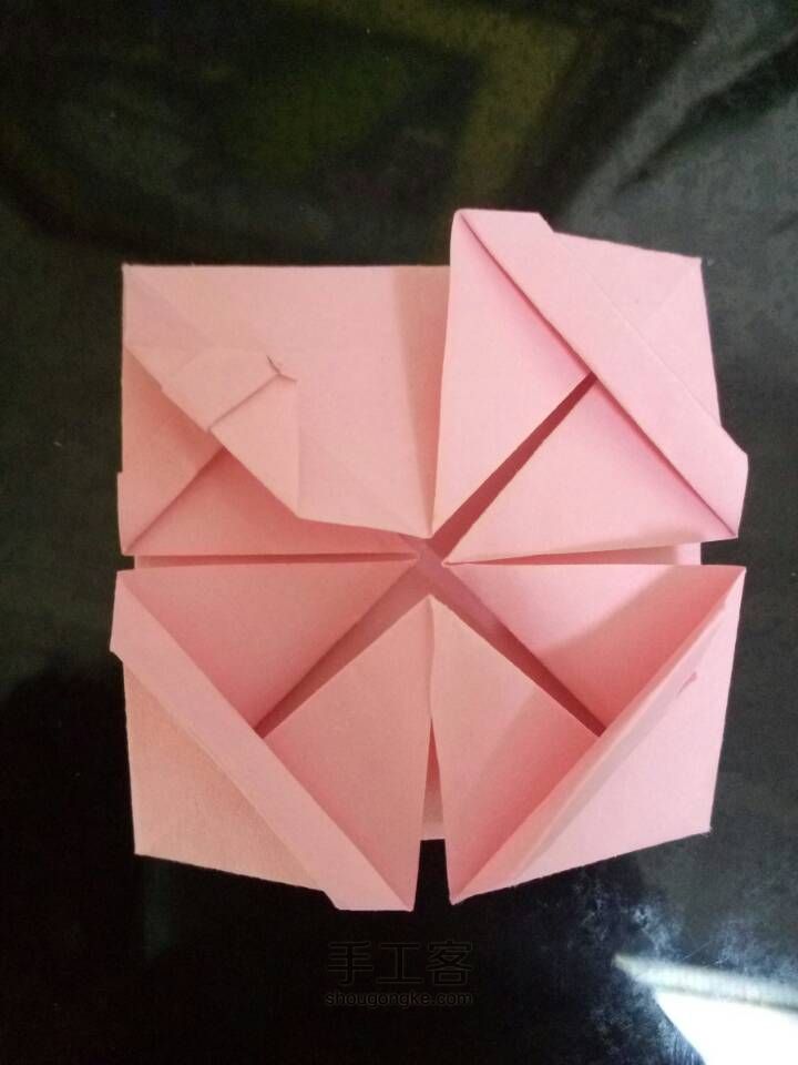 折纸花篮 第16步