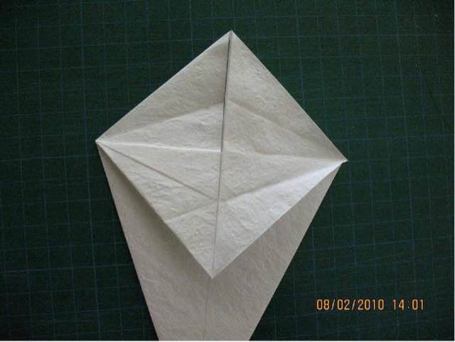 【转载】觅晨大大的狐仙折纸教程 第17步