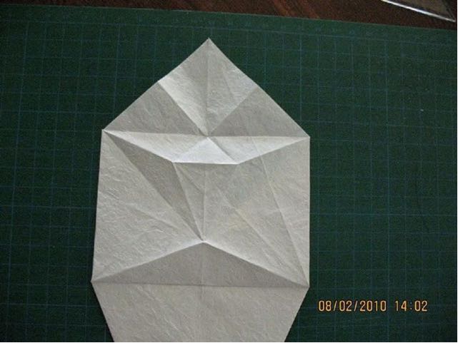 【转载】觅晨大大的狐仙折纸教程 第21步