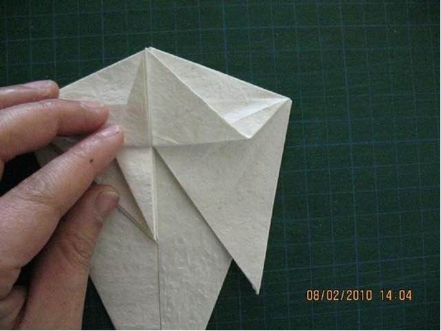 【转载】觅晨大大的狐仙折纸教程 第27步