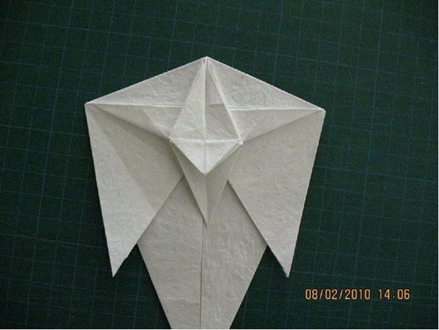 【转载】觅晨大大的狐仙折纸教程 第31步