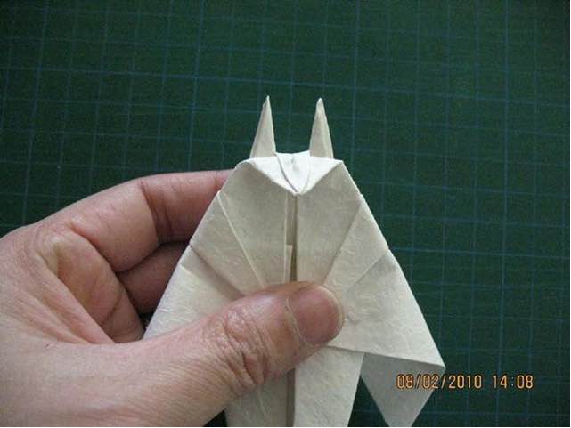 【转载】觅晨大大的狐仙折纸教程 第36步