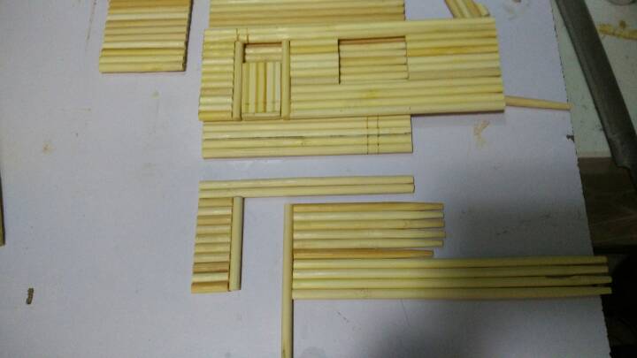 一次性筷子制作小别墅㈡ 第10步