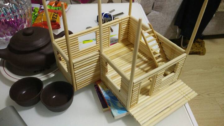 一次性筷子制作小别墅㈡ 第30步