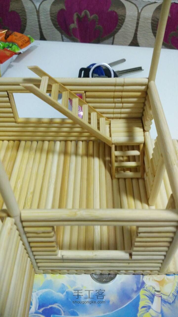一次性筷子制作小别墅㈡ 第31步