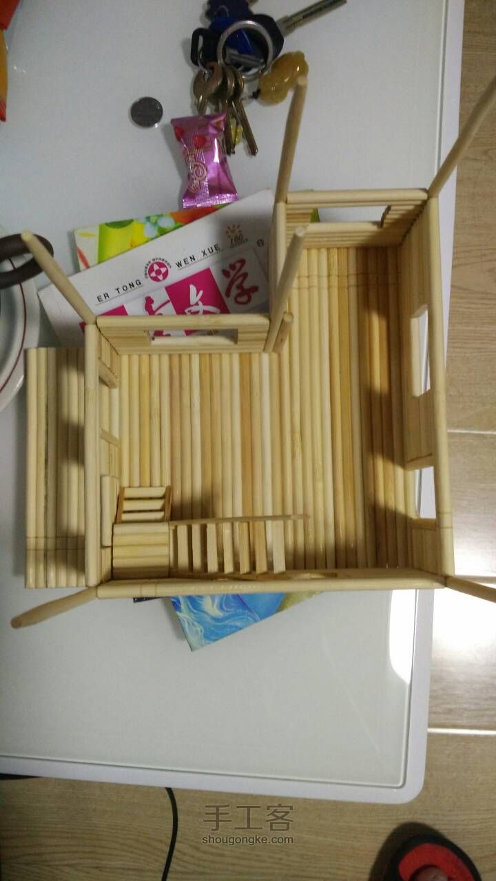 一次性筷子制作小别墅㈡ 第32步